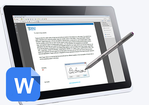How to add electronic signature to word documents
