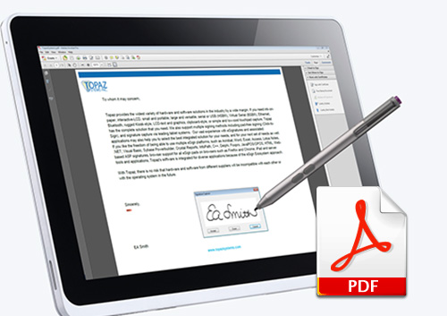 sign pdf document electronically