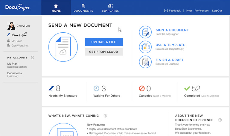 electronic signature word