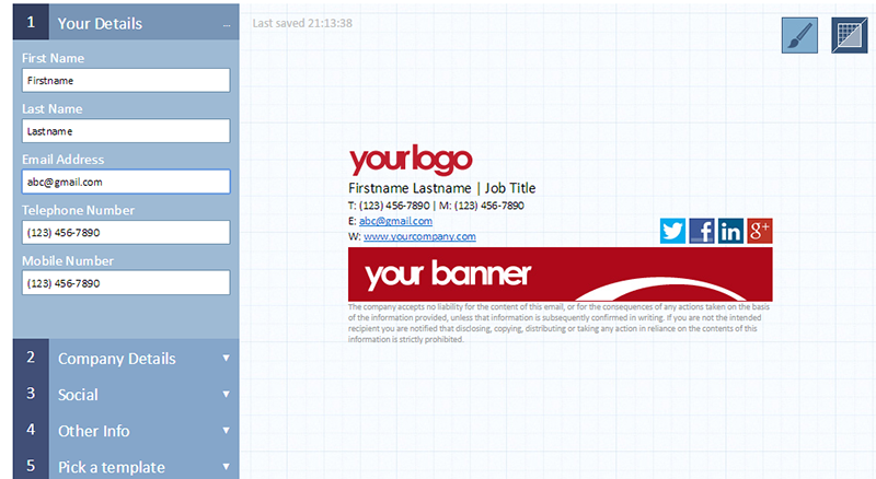 online email signature creator free