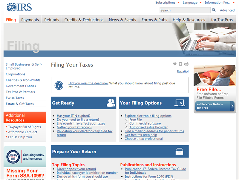 Top 5 Ways to Free e-Filing Income Tax Online