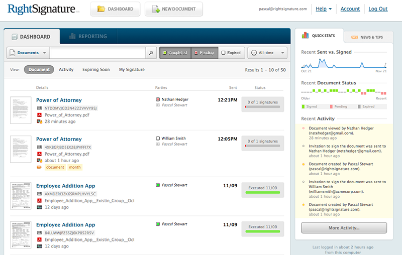 rightsignature vs docusign