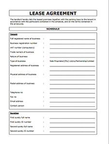 Commercial Lease Agreement Template