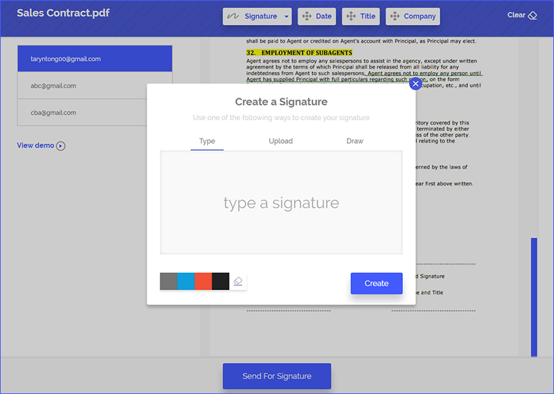 create digital signature online