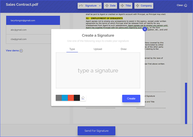 How to Create An Electronic Signature in PDF