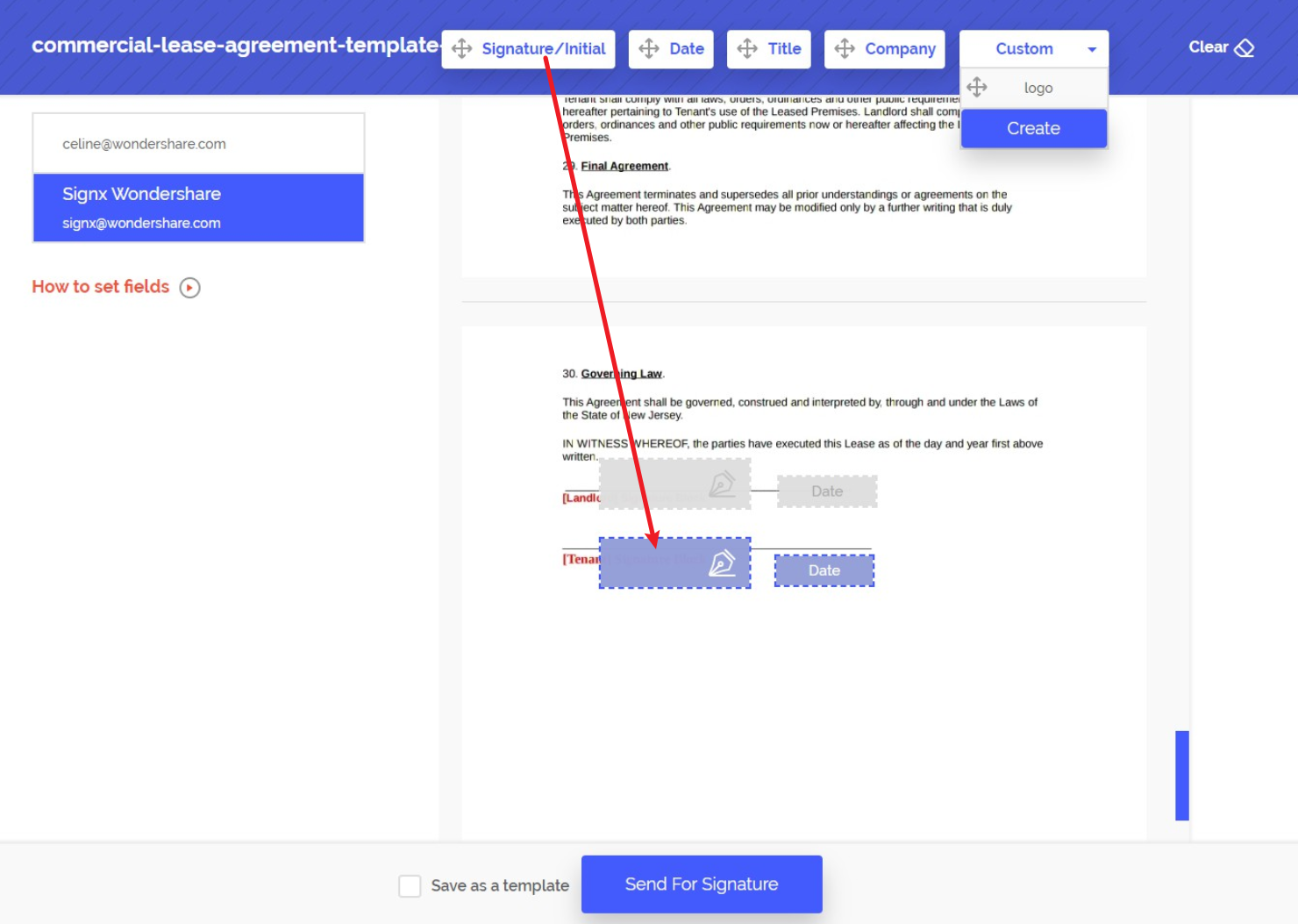 create e signature pdf