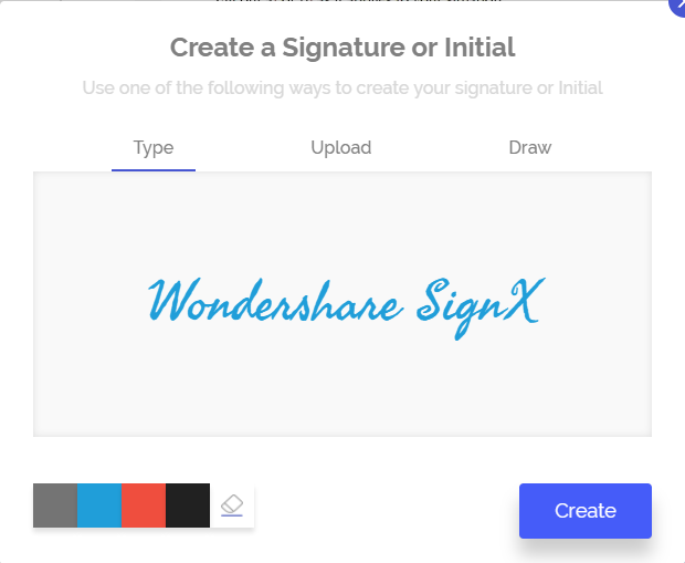 create a signature online