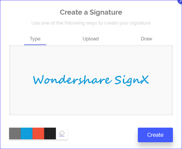 create pdf signature