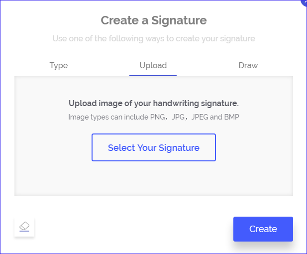 creating a signature in pdf